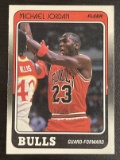 Michael Jordan 1988 Fleer Basketball Card #17 Chicago Bulls Guard Forward