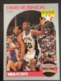 David Robinson 1990 NBA Hoops Basketball Card #270 Rookie of the Year Spurs