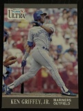 Ken Griffey Jr 1991 Fleer Ultra #336 Mariners Outfield Sports Trading Card