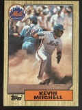 Kevin Mitchell 1987 Topps #653 Mets Sports Trading Card Baseball