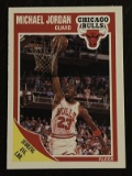 Michael Jordan 1989 Fleer Chicago Bulls Card #21 Scoring Avg. Leader