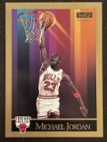 Micahel Jordan 1990 Skybox Chicago Bulls Card #41 Basketball on Front Golf on Back