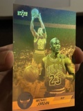 Michael Jordan Hologram Card AW9 MVP Upper Deck Chicago Bulls