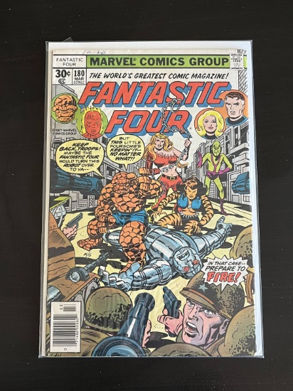 Fantastic Four Marvel Comic #180 Bronze Age 1977