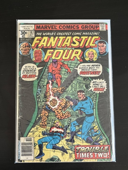 Fantastic Four Marvel Comic #187 Bronze Age 1977