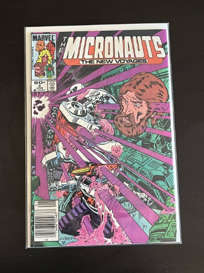 The Micronauts The New Voyages Marvel Comic #4 Bronze Age 1985