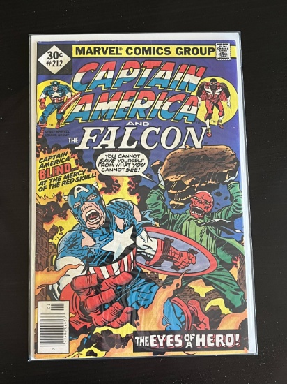 Captain America and the Falcon Marvel Comic #212 Bronze Age 1977