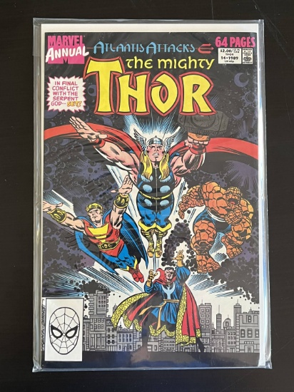 The Mighty Thor Annual Marvel Comic #14 1989