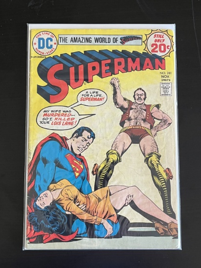 Superman DC Comic #281 Bronze Age 1974
