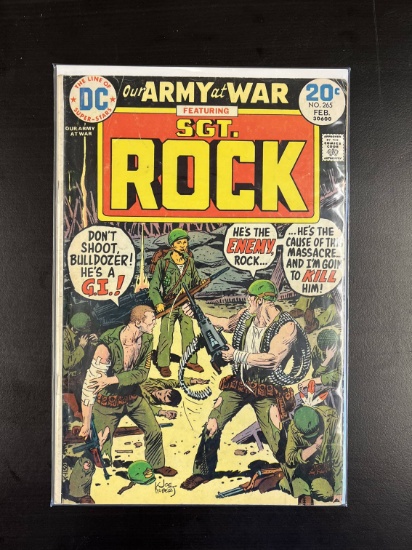 Our Army at War Featuring Sgt Rock DC Comic #265 Bronze Age 1974