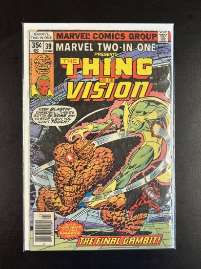 Marvel two-in one presents The Thing and the Vision Marvel Comic #39 Bronze Age 1978