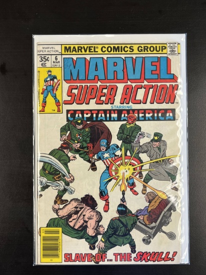 Marvel Super Action Starring Captain America Marvel Comic #6 Bronze Age 1978