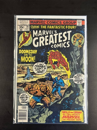 Marvel's Greatest Comics Marvel Comic #79 Bronze Age 1978 Fantastic Four