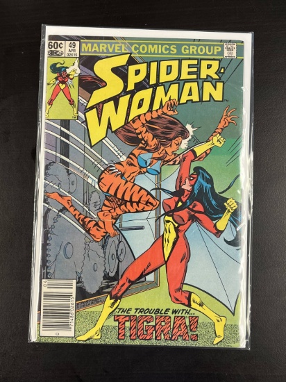 Spider-Woman Marvel Comic #49 Bronze Age 1983