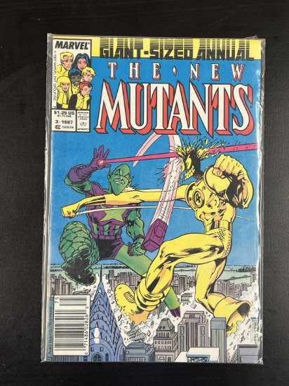 The New Mutants Annual  Marvel Comic #3 1987