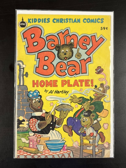 Barney Bear Home Plate Spire Come #1 1986
