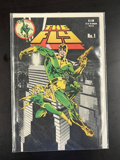 The Fly Red Circle Comic #1 Bronze Age 1983
