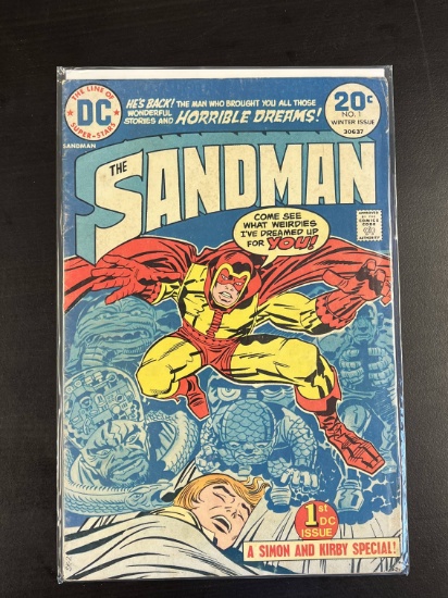 The Sandman DC Comic #1 Bronze Age 1974 Key 1st appearance of Sandman. 1st appearance of Brute and G