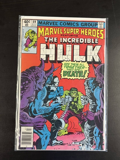 Marvel Super Heroes Featuring The Incredible Hulk Marvel Comic #89 Bronze Age 1980