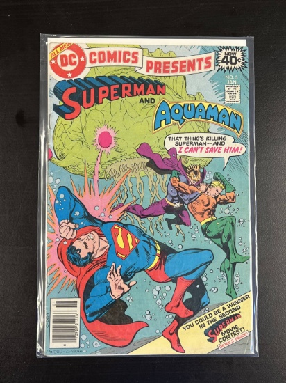 DC Comics Presents Superman and Aquaman DC Comic #5 Bronze Age 1979