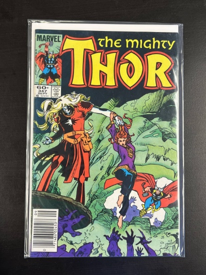 The Mighty Thor Marvel Comic #347 Bronze Age 1984 Key 1st Appearance of Algrim, A Dark Elf.