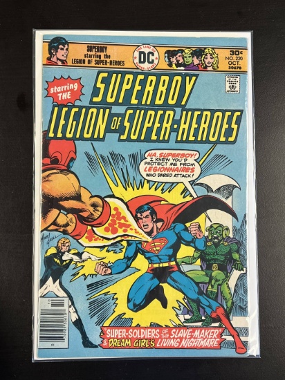 Superboy starring the Legion of Super-Heroes DC Comic #220 Bronze Age 1976