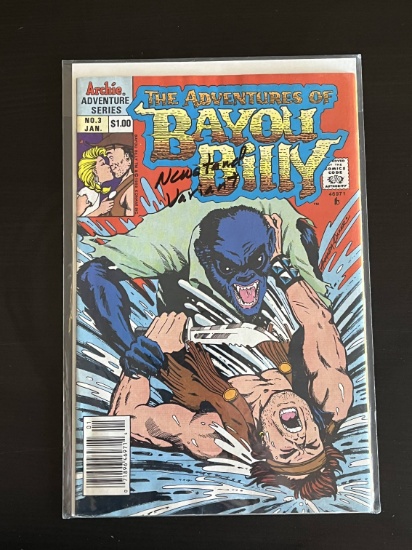 The Adventures of Bayou Billy Archie Adventure Series Comic #3 1990