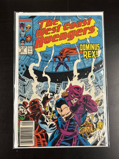 The West Coast Avengers Marvel Comic #24 1987
