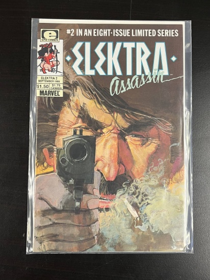 Elektra Assassin Marvel Comic #2 1986 Key 1st appearance of John Garrett, an agent of S.H.I.E.L.D.