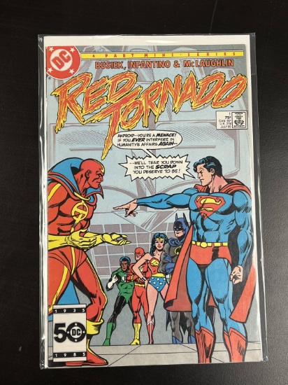 Red Tornado DC Comic #1 Bronze Age 1985
