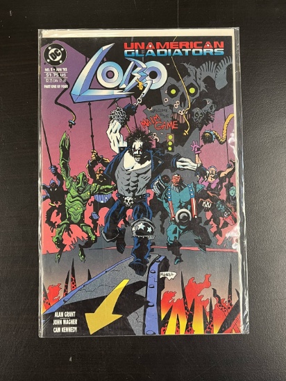Lobo Unamerican Gladiators DC Comic #1 1993