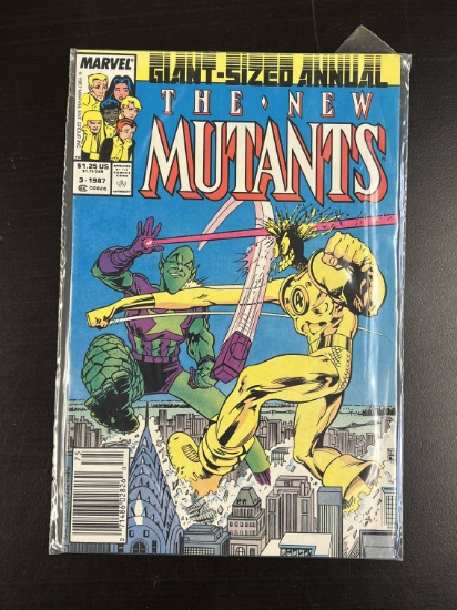 The New Mutants Annual  Marvel Comic #3 1987