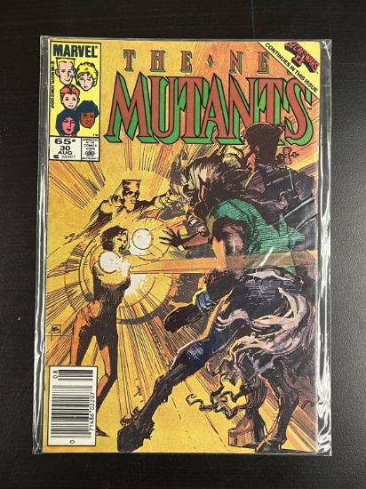 The New Mutants Marvel Comic #30 Bronze Age 1985