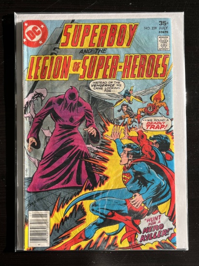Superboy starring the Legion of Super-Heroes DC Comic #229 Bronze Age 1977