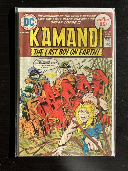 Kamandi the Last Boy on Earth DC Comic #26 Bronze Age 1975