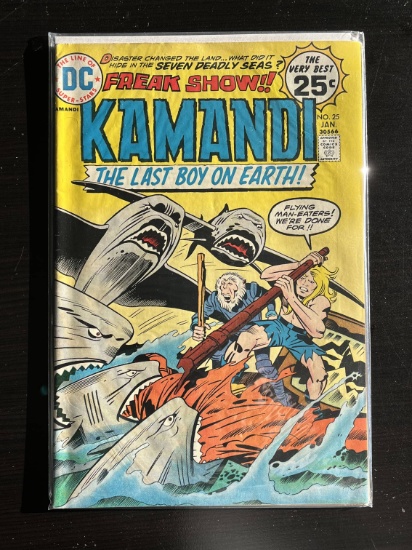 Kamandi the Last Boy on Earth DC Comic #25 Bronze Age 1975