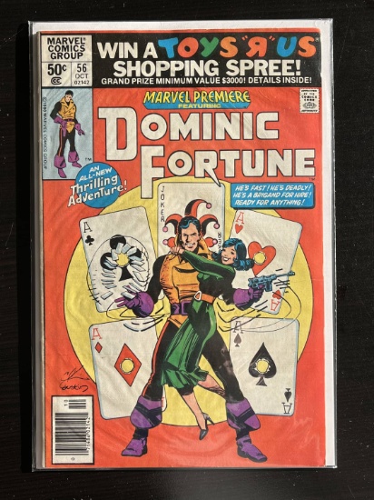 Marvel Premiere Featuring Dominic Fortune #56 Bronze Age 1980 Key 1st appearance of Dominic Fortune