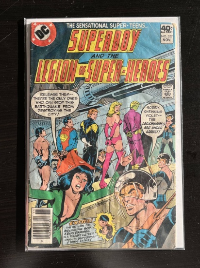 Superboy starring the Legion of Super-Heroes DC Comic #257 Bronze Age 1979
