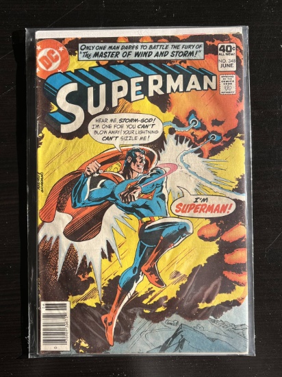 Superman DC Comic #348 Bronze Age 1980
