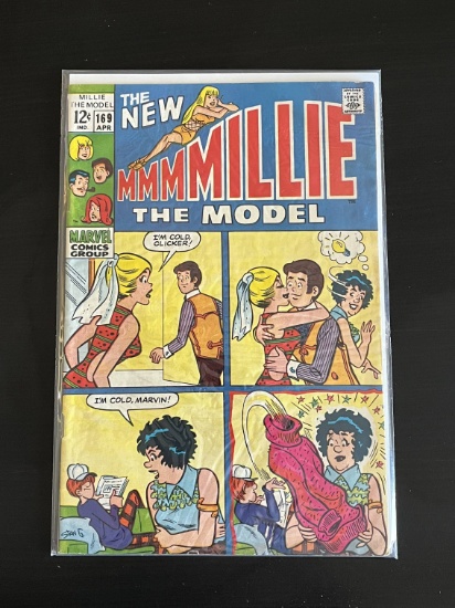 The New Millie the Model Marvel Comic #169 Silver Age 1969