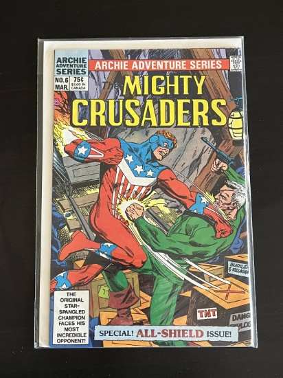 The Mighty Crusaders Archie Adventure Series Comic #6 Bronze Age 1984