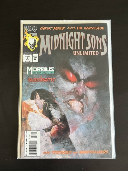 Midnight Sons Unlimited Marvel Comic #2 1993