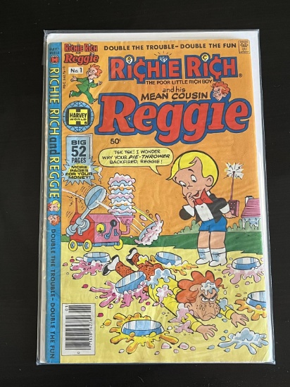 Richie Rich and his mean cousin Reggie Harvey World Comic #1 Bronze Age 1979