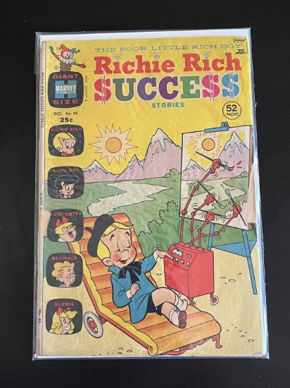 Richie Rich Success Stories Harvey Comic #46 Bronze Age 1972