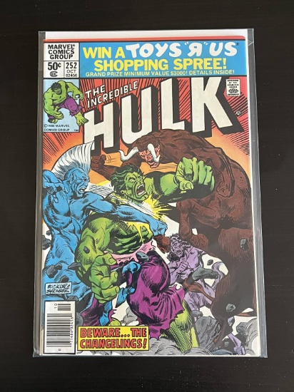 The Incredible Hulk Marvel Comic #252 Bronze Age 1980