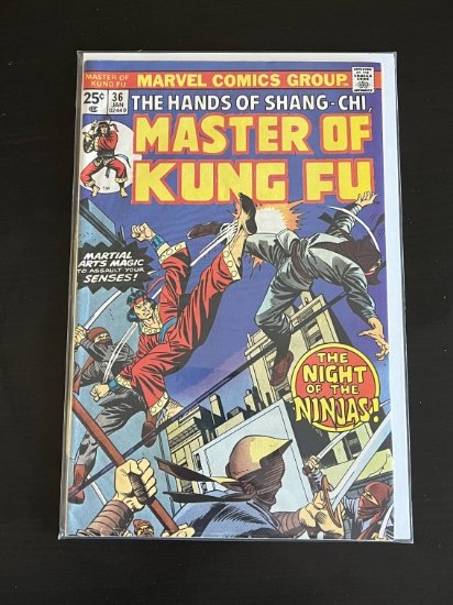 The Hands of Shang-Chi, Master of Kung Fu Marvel Comic #36 Bronze Age 1976