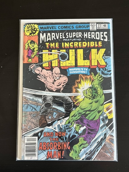 Marvel Super-Heroes Featuring The Incredible Hulk Marvel Comic #77 Bronze Age 1978