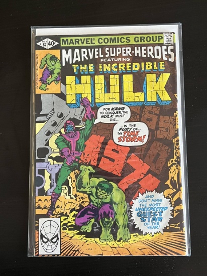 Marvel Super-Heroes Featuring The Incredible Hulk Marvel Comic #87 Bronze Age 1980