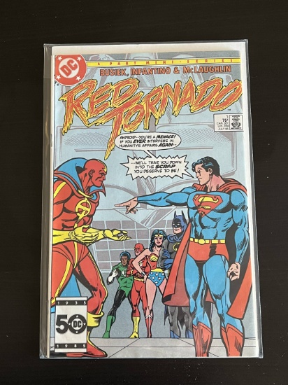 Red Tornado DC Comic #1 Bronze Age 1985