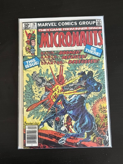 Micronauts Marvel Comic #28 Bronze Age 1981